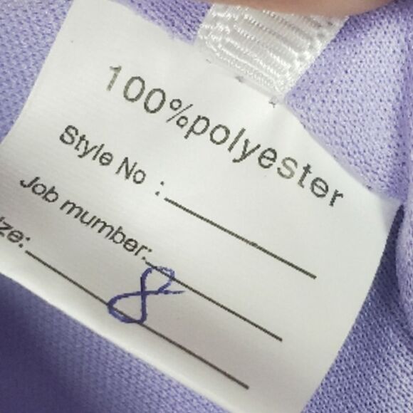 Purple Sequined Party Dress - Picture 10 of 10